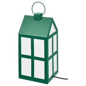 New in box ! IKEA STRALA  Table Lamp House/green 705.028.09